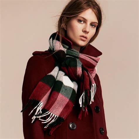 red plaid burberry scarf|burberry scarf 50 cashmere wool.